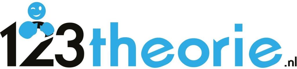 123Theorie logo - partner voor professionele theorielessen auto en motor